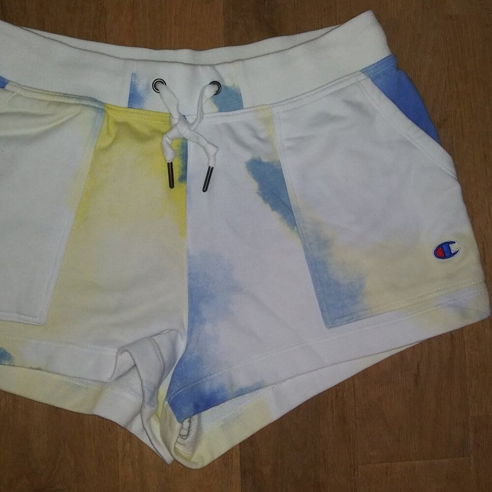 Champion tye dye shorts
